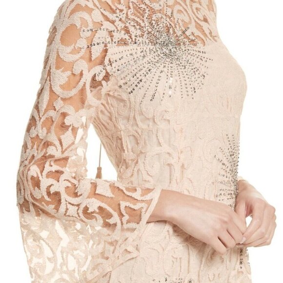 Free People The North Star Dress White Cream Starburst Lace Dress NWOT - Picture 2 of 16